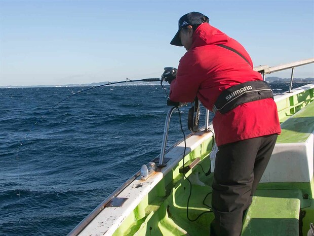 餌がキープ出来た所でハモノ狙いスタート。 &copy;釣りビジョン