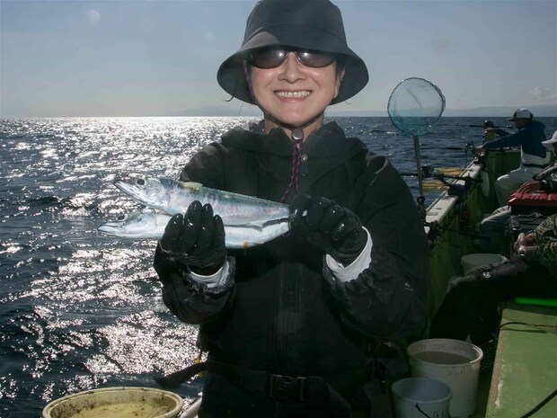 美味しい秋の味覚をゲット。 &copy;釣りビジョン