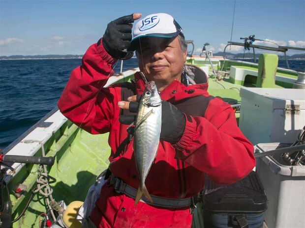 最後にマアジが連続ヒット。 &copy;釣りビジョン