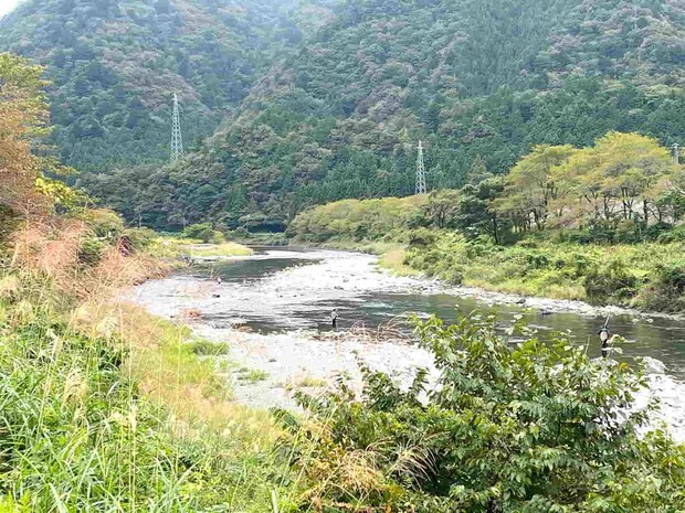 ダム上のポイントは足場も良く広く探れる。 ©釣りビジョン