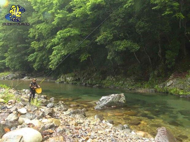 群のいる釣る場所から一歩下がり、「逆上げ」で釣っていく。掛かったら群れからずらし、引き抜きも離れたところでおこなう。こうして群れを散らさぬように釣ることが、数を伸ばす攻略法だ！©釣りビジョン