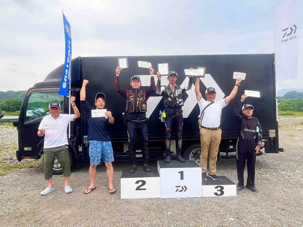 ボーダーは15尾！様々なサイズの鮎が釣れていた！ &copy;釣りビジョン