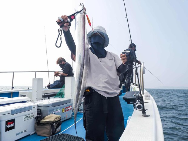 以前も取材で出会った女性アングラー、良いサイズを上げていた。 &copy;釣りビジョン