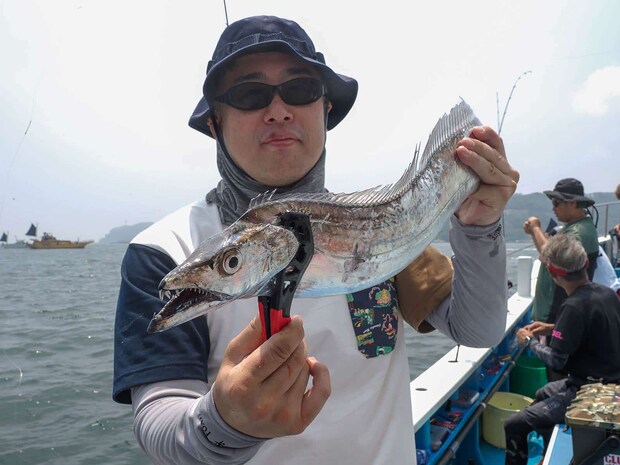 この日最大のタチウオ。 &copy;釣りビジョン