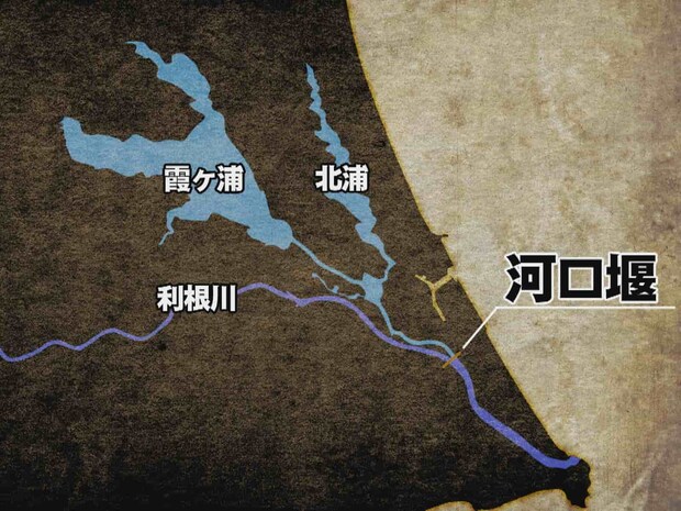 今回の舞台は、利根川を外した霞ケ浦と北浦、外浪逆浦とそれをつなぐ川が舞台となる。完全に淡水エリアであるフィールドでシーバスロケは成立するのであろうか？ ©釣りビジョン
