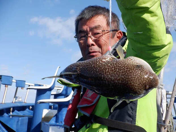 終盤の盛り上がりで大型のショウサイフグが連発！ &copy;釣りビジョン