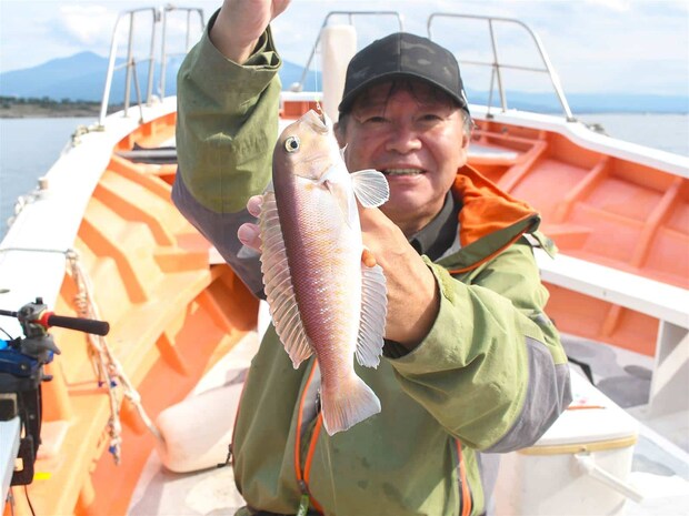 シロアマ連続ヒット！嬉しい。 &copy;釣りビジョン