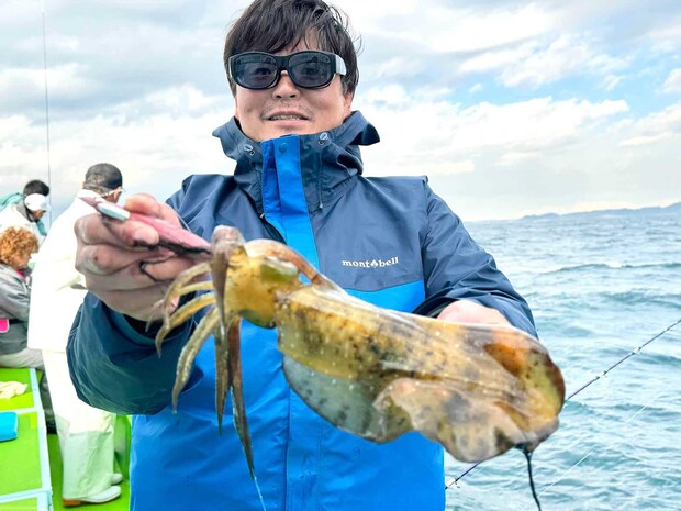 今季6回目の乗船、3杯を獲って竿頭！ &copy;釣りビジョン