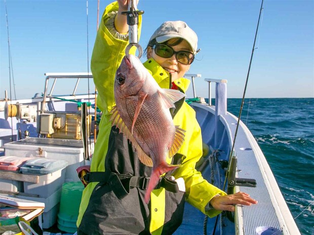 マダイの活性は更にアップ。 &copy;釣りビジョン