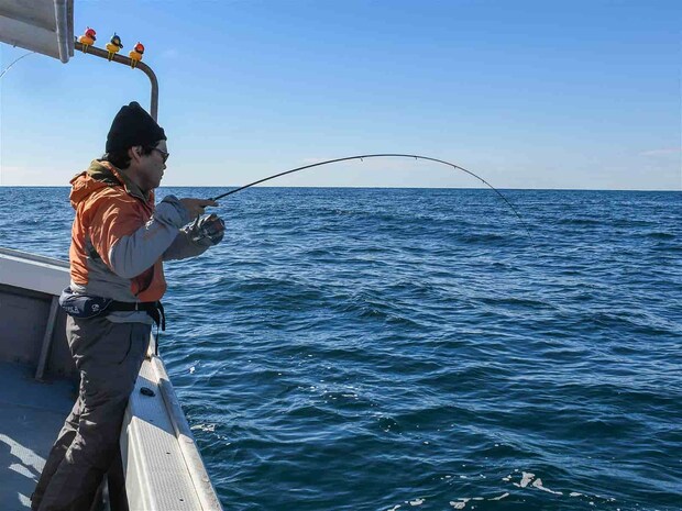 スピニングタックルもよい感じだ。 &copy;釣りビジョン