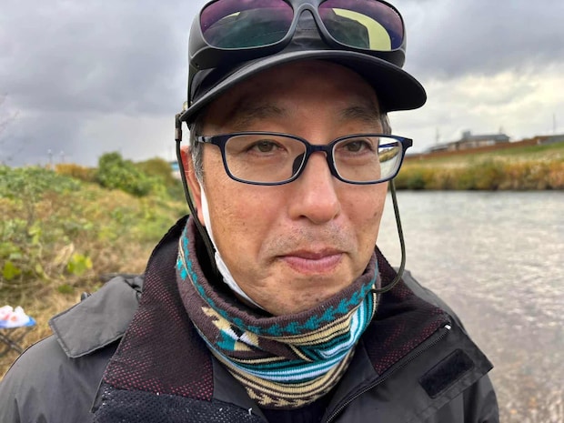 地元アングラーの丸山さん。サケをディープクランクで釣る釣法を私に教えてくれた人なのだ。 ©横沢鉄平