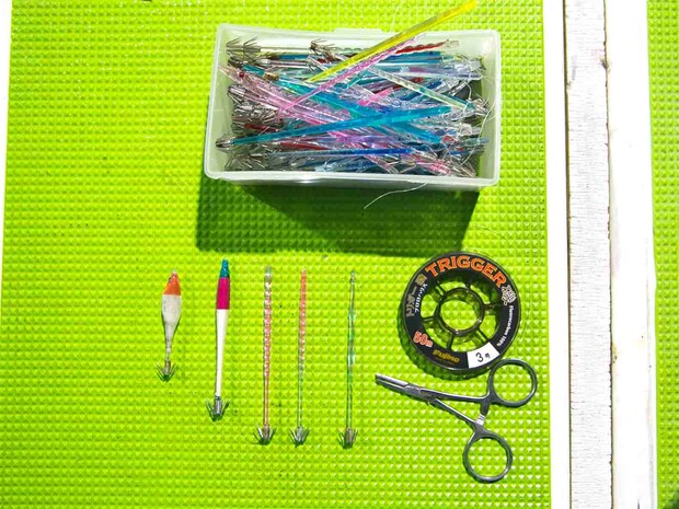 角単体で持ち込み。交換も簡単にできる。 ©釣りビジョン