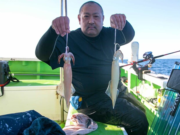 ダブルのヒットが増えてきた！ &copy;釣りビジョン