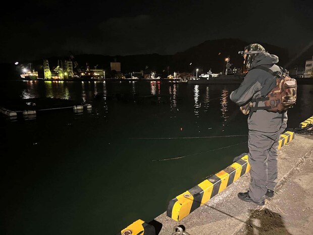 今回は常夜灯下イケス周りにアジが付き足元でのヒットが多かった。 &copy;釣りビジョン