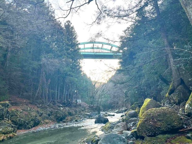 早朝の渓には釣り人も少なく、まさに独り占め状態。 &copy;釣りビジョン