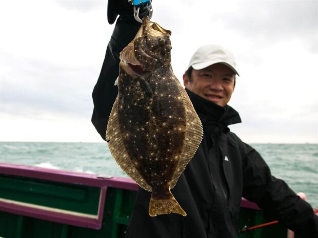 厳しい海況の中での1枚は嬉しい。 &copy;釣りビジョン