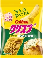 カルビー、ザクっと食感の「クリスプ」から「のりしおバター味」新登場/10月13日から期間限定で発売