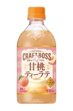 サントリー「クラフトボス 世界のTEA」から新作「甘桃ティーラテ」登場/ホットティーシリーズ第2弾