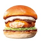 ロッテリア 期間限定「えびグラタンバーガー」発売/えびのビスクソース･コクと酸味のあるデミグラスソースを合わせた2品