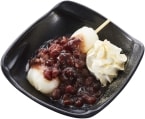 【かっぱ寿司】『北海道産あずきのふわもちぜんざい』2種販売開始/串だんごにゆであずきをかけた和スイーツ