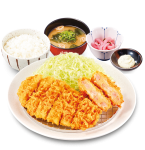ぷりぷり食感の「海老かつフェア」開催、定食3品が登場【かつ庵】