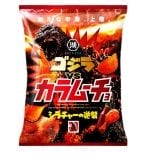 『ゴジラVSカラムーチョ』『キングギドラVSすっぱムーチョ』登場/ シラチャーを組み合わせた“辛旨”、海鮮風味の“すっぱ旨い” 　2品を発売【湖池屋】