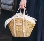 DEAN & DELUCA×BEAMS COUTURE、保冷ポーチ付き『ラタンかごバッグ』発売