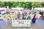 池袋で「海ごみゼロ」キックオフ、全清飲・CGFも参加 街中清掃で資源循環を啓発