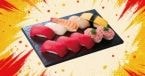 まぐろ･サーモン･えびなどの「たっぷり握り」10貫896円、「たっぷり丼」950円の平日限定フェア【小僧寿し】