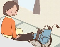 車いすの機能を使って楽に移乗する方法