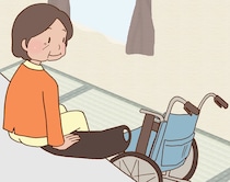 車いすの機能を使って楽に移乗する方法