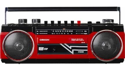 昭和レトロの空気感をBluetoothで楽しむ、ステレオラジオカセット「ORION SCR-B3」にレッド追加