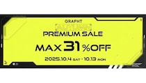 人気ゲーミング製品が最大31％オフ！ 「GRAPHT」秋のプレミアムセールが本日まで