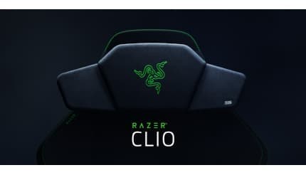 ゲーミングチェアに付ければヘッドホンいらず Razerのヘッドクッション「Clio」