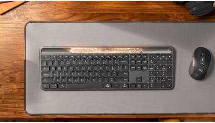 ソーラー充電で最大4カ月は充電要らず 半永久的に使えるロジクールのワイヤレスキーボード「K980」 カスタマイズキーで作業効率もアップ