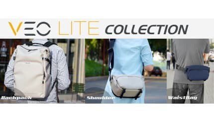 カメラバッグの概念を変える、「VEO LITE」で撮るも持つもスマートに