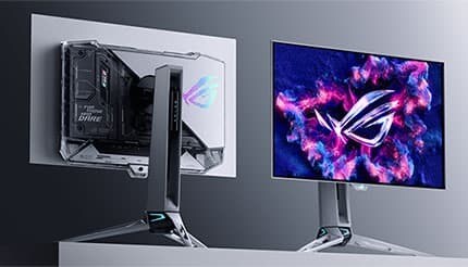 半透明デザインで背面も映える ASUS ROG史上最速のOLEDゲーミングモニター「Swift OLED PG27AQWP-W」