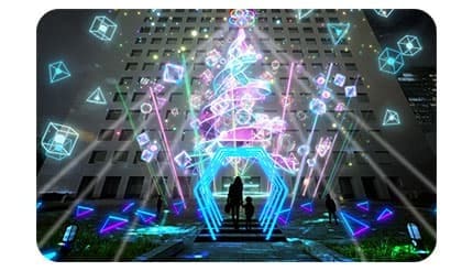 12月は「品川港南」エリアでXRとAIによる“光と音のインタラクティブ体験”を楽しもう