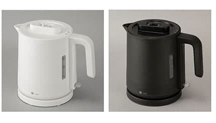 エディオン、ニトリと共同開発した注ぐときの湯量を調整できる「電気ケトル」