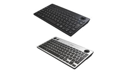 マウスがいらない！ ナカバヤシからトラックボール内蔵の無線キーボード登場
