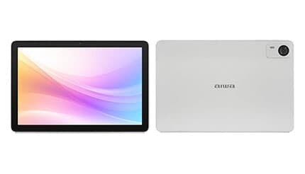 サブスク動画を高画質で、エントリーモデルのタブレット端末「aiwa tab AB10」