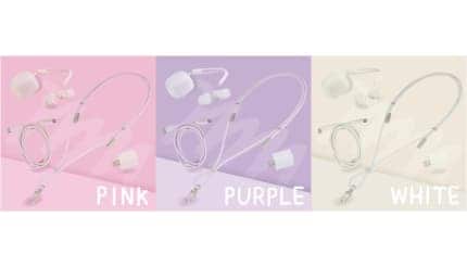 エディオン、ピンク・パープル・オフホワイトの3色＆3価格帯の「スマホ周辺機器」