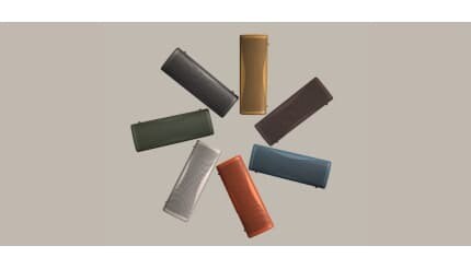 アルミ筐体でカラバリ豊富 デザイン性と音質両立 KEFのポータブルスピーカー「Muo」