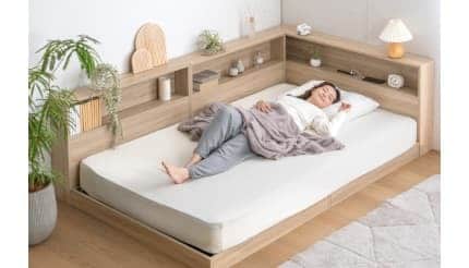 新生活に最適！ タンスのゲン「L字収納付きベッド」ですっきり整理