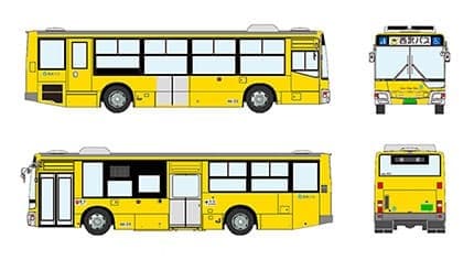 西武バス、黄色い電車をモチーフとした「きいろいバス」を3月から運行!
