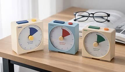 「色」で時間を知らせる Nelnaのタイマー「Focus-On Timer」