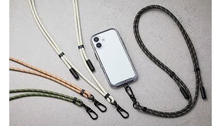 コーデしやすいアースカラー ショルダーストラップにもなるUSBケーブル エレコムから登場