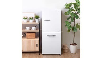 エディオンPB「e angle」、静かで省エネなシングル用冷蔵庫