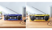 カセット音源も簡単にデジタル化！ 80年代風でもハイテクなサンワサプライのラジカセの新色はブルーとイエロー