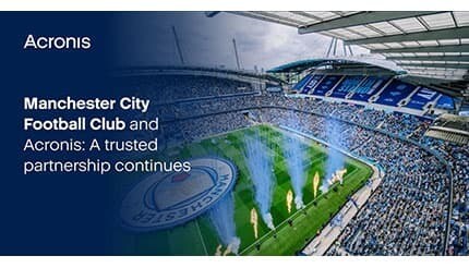 アクロニスがマンチェスターシティFCとのパートナーシップを更新、データ保護を強化へ